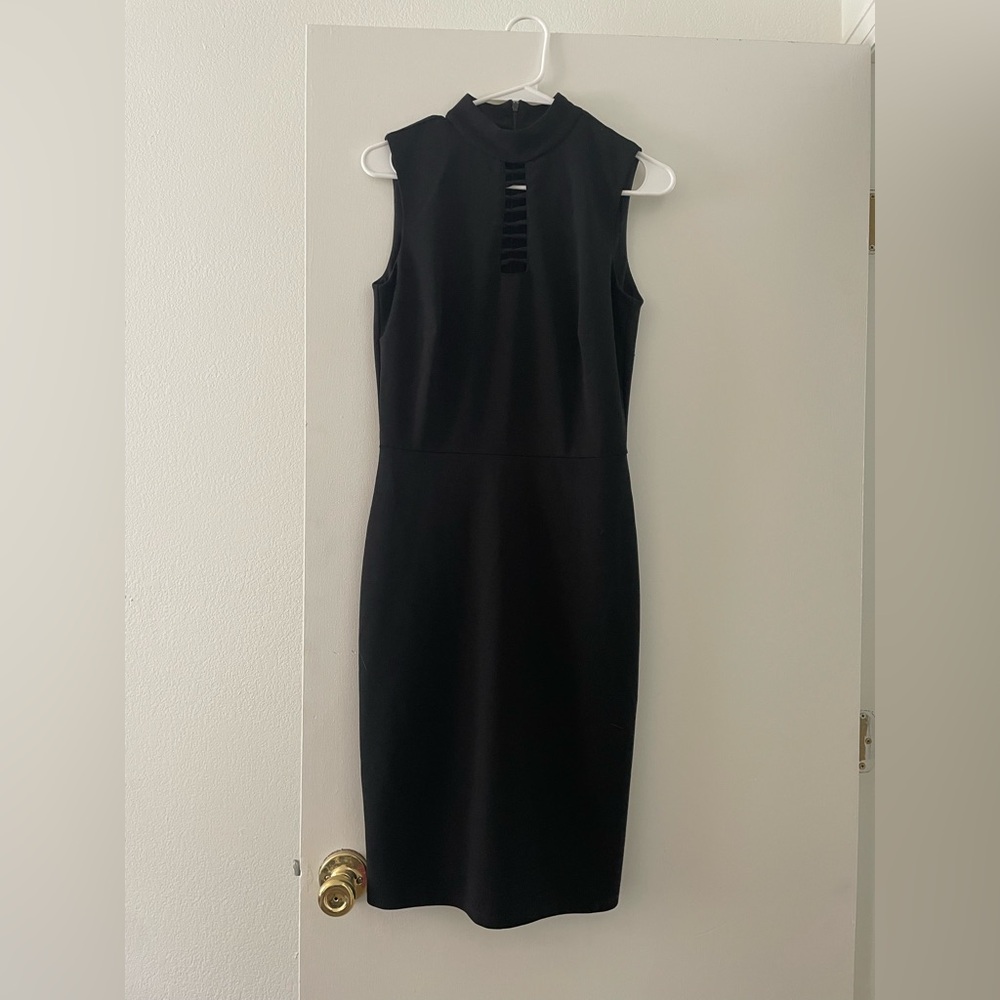 Elegant Black Sleeveless Dress